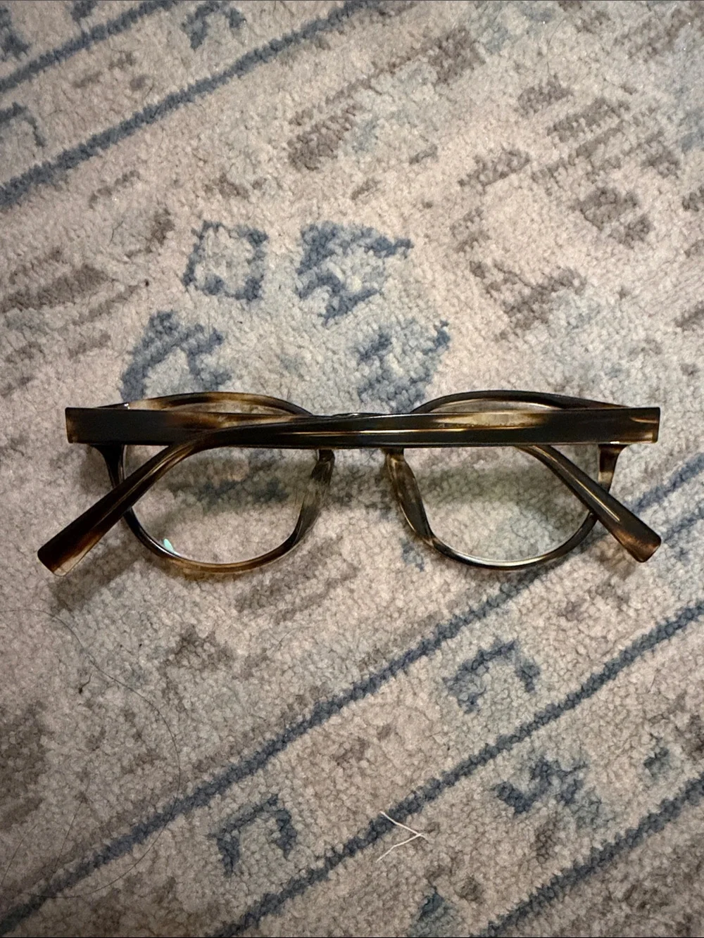 Warby Parker Percey Tortoiseshell Round Frames - Brown/Black